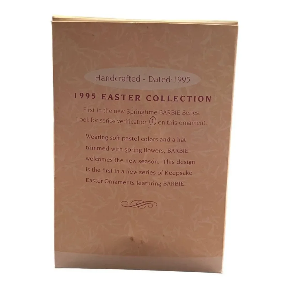 Hallmark Keepsake Ornament Springtime Barbie 1995 First in Series Easter